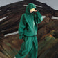 BSRABBIT BSR HOODED 3L SEAM SEALING JACKET GREEN BSR2425FWJK008