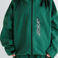 BSRABBIT BSR HOODED 3L SEAM SEALING JACKET GREEN BSR2425FWJK008