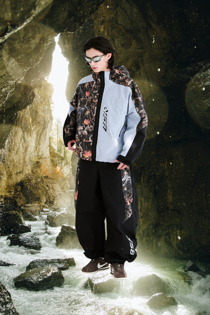 BSRABBIT BSR HOODED 3L SEAM SEALING JACKET MULTI BSR2425FWJK009