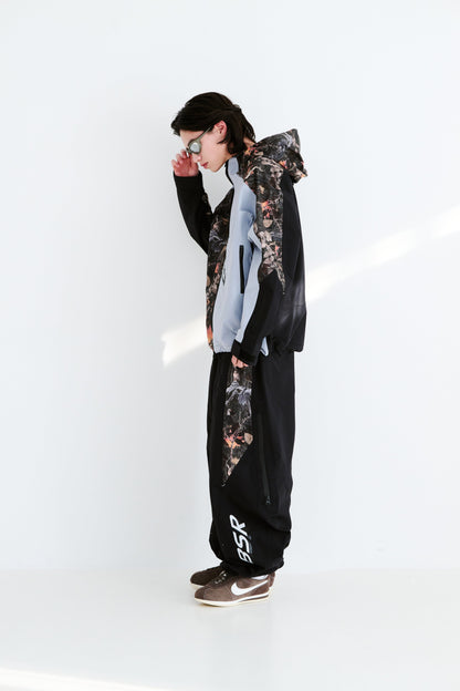 BSRABBIT BSR HOODED 3L SEAM SEALING JACKET MULTI BSR2425FWJK009