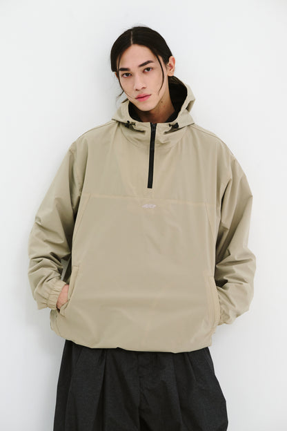 BSRABBIT BSR HOODED ANORAK JACKET KHAKI BSR2425FWJK154