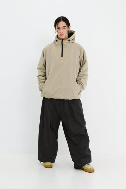 BSRABBIT BSR HOODED ANORAK JACKET KHAKI BSR2425FWJK154