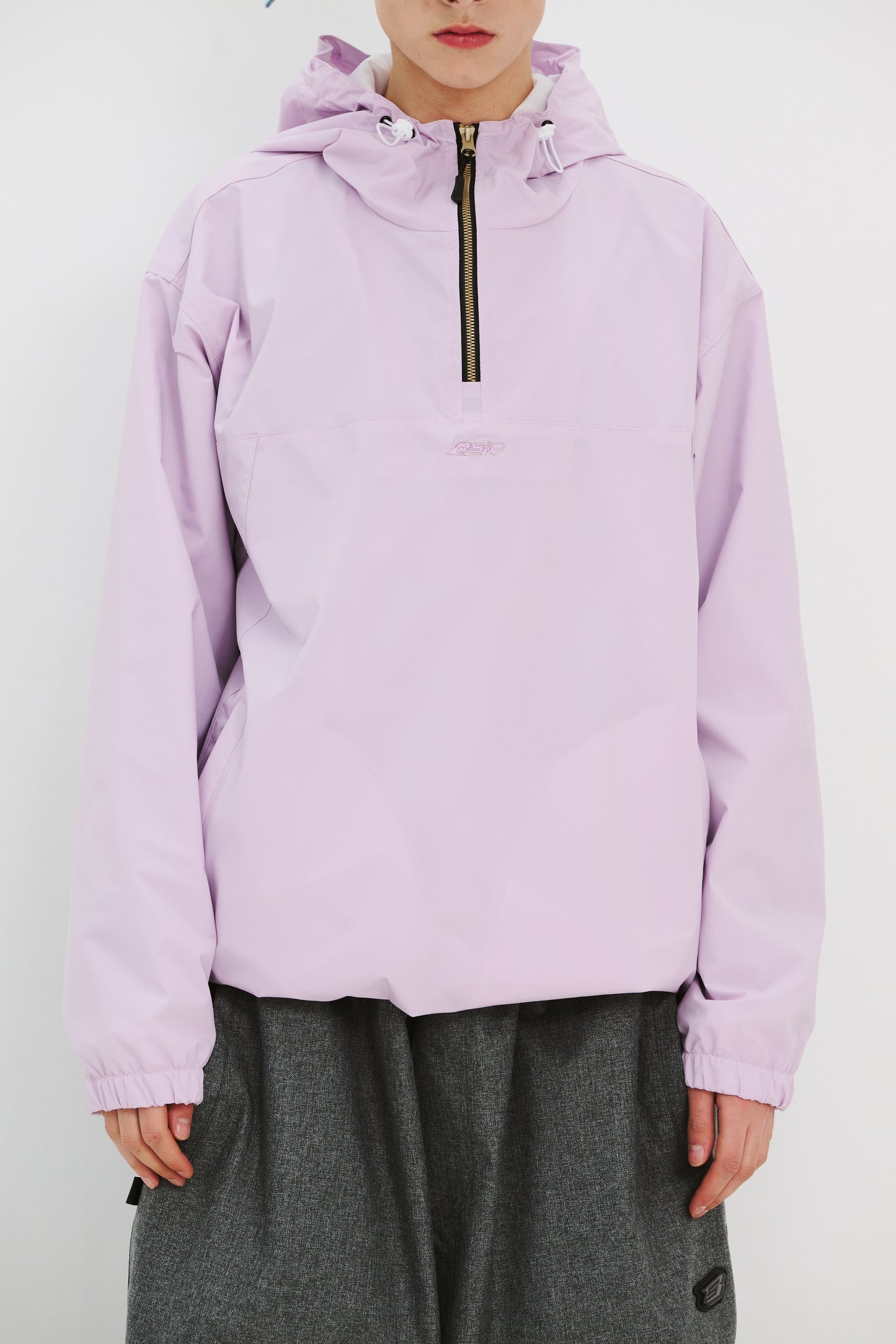 BSRABBIT BSR HOODED ANORAK JACKET PASTEL PURPLE BSR2425FWJK153