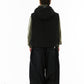 BSRABBIT BSR NEW SUPER WIDE JOGGER PANTS BLACK BSR2425FWPT022