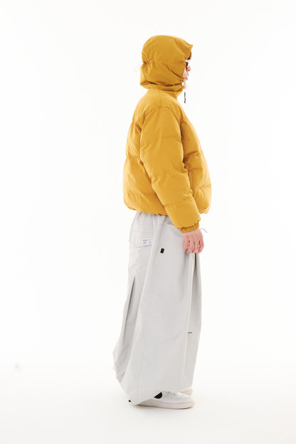 BSRABBIT BSR NEW SUPER WIDE JOGGER PANTS GRAY BSR2425FWPT023