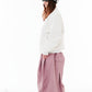 BSRABBIT BSR NEW SUPER WIDE JOGGER PANTS INDY PINK BSR2425FWPT024