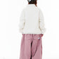 BSRABBIT BSR NEW SUPER WIDE JOGGER PANTS INDY PINK BSR2425FWPT024