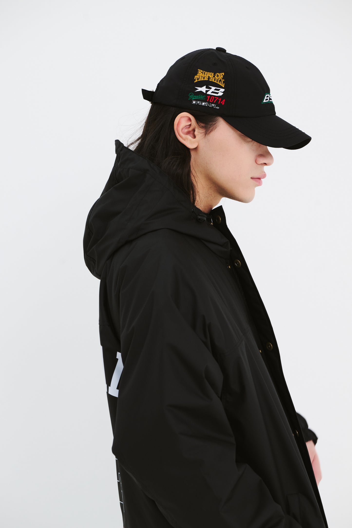 BSRABBIT BSR SPORTY LOGO CAP BLACK BSR2425FWCP023