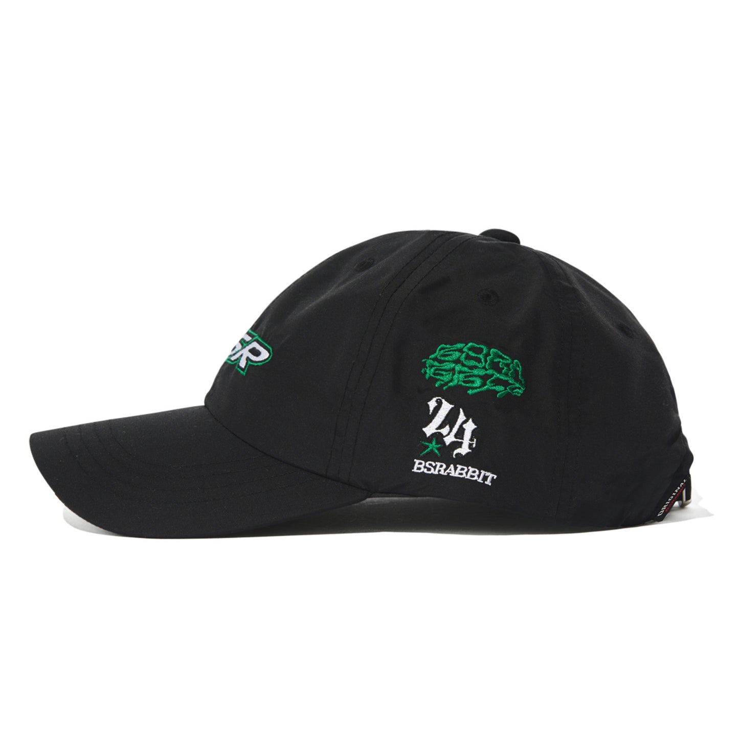 BSRABBIT BSR SPORTY LOGO CAP BLACK BSR2425FWCP023