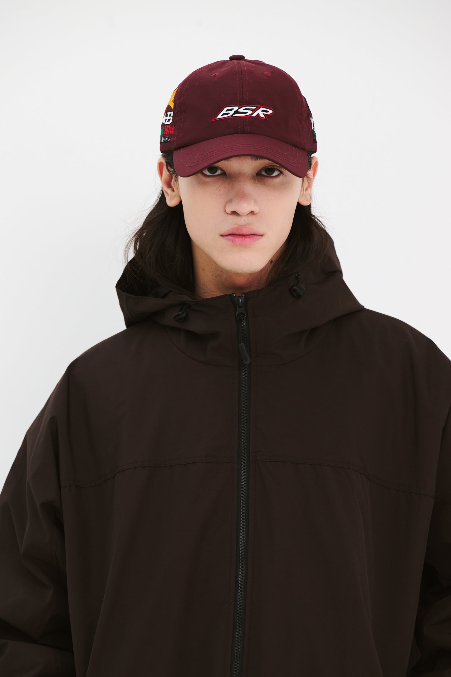 BSRABBIT BSR SPORTY LOGO CAP BURGUNDY BSR2425FWCP026