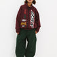 BSRABBIT BSR SPORTY TRACK JACKET BURGUNDY BSR2425FWJK097