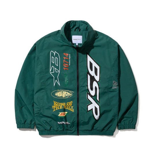 BSRABBIT BSR SPORTY TRACK JACKET GREEN BSR2425FWJK095