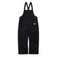 BSRABBIT CARGO POCKET WIDE BIB PANTS BLACK BSR2425FWPT099