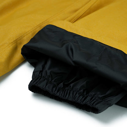 BSRABBIT CARGO POCKET WIDE BIB PANTS HERRINGBONE MUSTARD BSR2425FWPT100