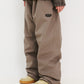 BSRABBIT CLASSIC WIDE TRACK PANTS ASH BROWN BSR2425FWPT097