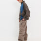 BSRABBIT CLASSIC WIDE TRACK PANTS ASH BROWN BSR2425FWPT097