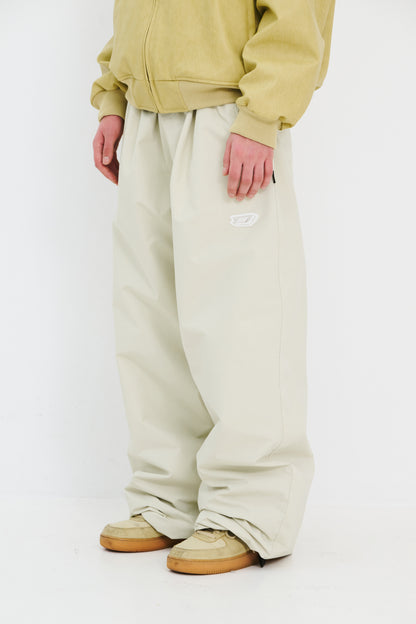 BSRABBIT CLASSIC WIDE TRACK PANTS CREAM BSR2425FWPT098