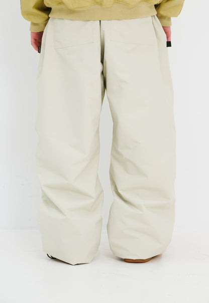BSRABBIT CLASSIC WIDE TRACK PANTS CREAM BSR2425FWPT098