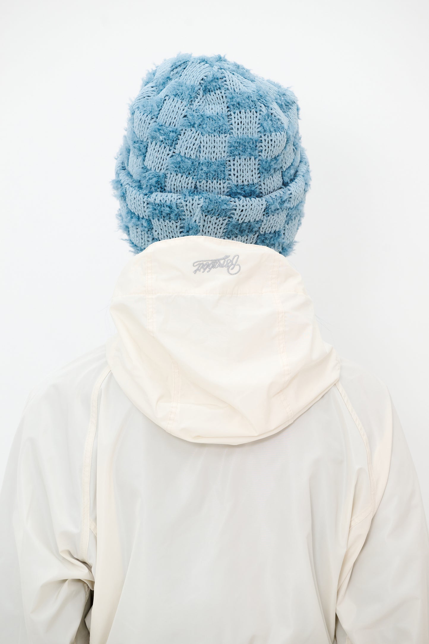 BSRABBIT DOUBLE YARN BEANIE ASH BLUE BSR2425FWBN062