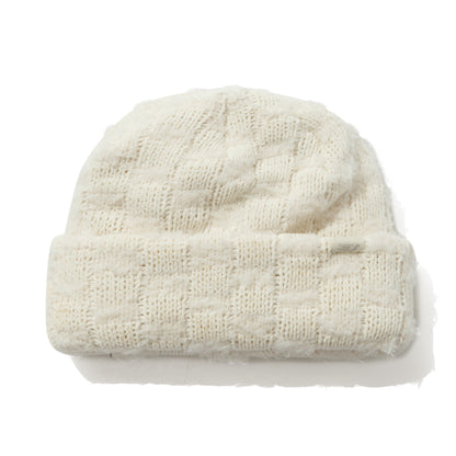 BSRABBIT DOUBLE YARN BEANIE CREAM BSR2425FWBN061