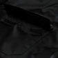 BSRABBIT DOUBLE ZIPPER SHIRRING MA-1 JACKET BLACK BSR2425FWJK062