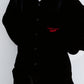 BSRABBIT DSXBS HEAVY CORDUROY COLLAR SHIRT BLACK BSR2425FWJK038