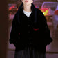 BSRABBIT DSXBS HEAVY CORDUROY COLLAR SHIRT BLACK BSR2425FWJK038