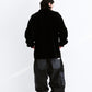 BSRABBIT DSXBS HEAVY CORDUROY COLLAR SHIRT BLACK BSR2425FWJK038