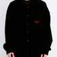 BSRABBIT DSXBS HEAVY CORDUROY COLLAR SHIRT BLACK BSR2425FWJK038