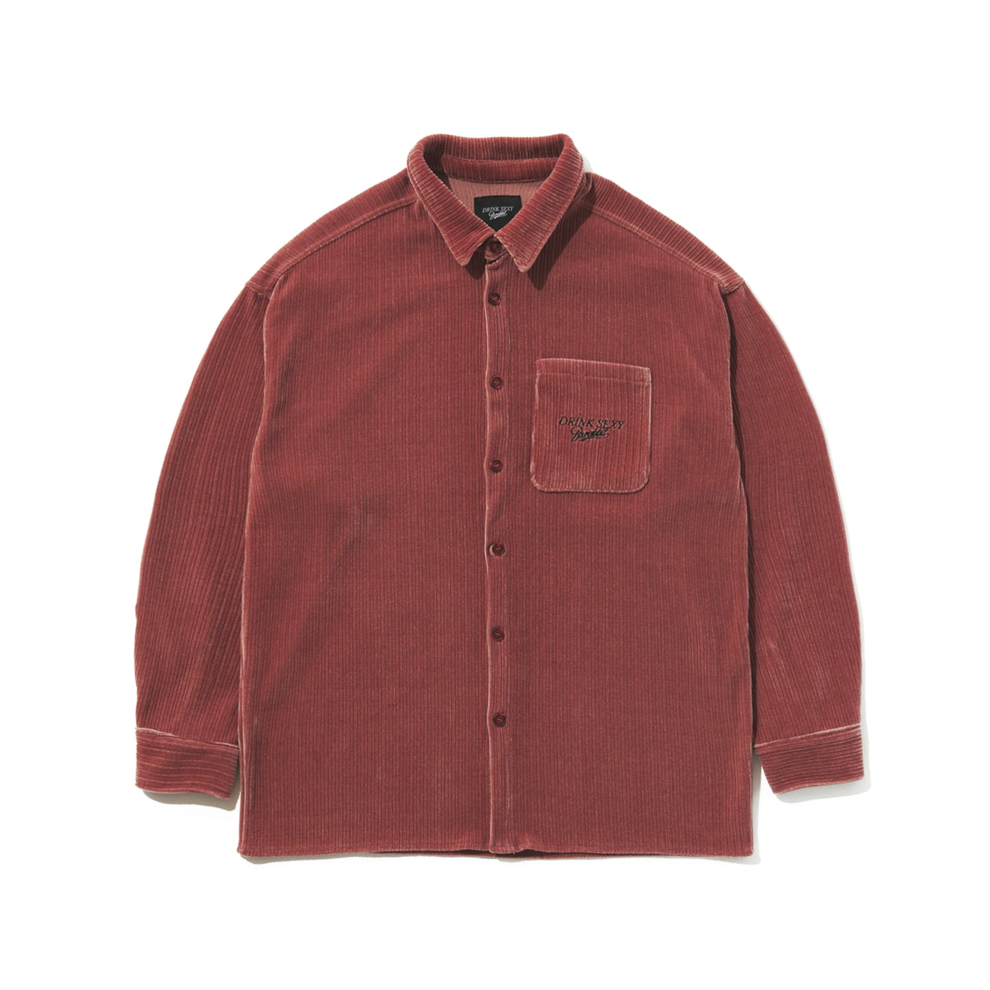 BSRABBIT DSXBS HEAVY CORDUROY COLLAR SHIRT INDY PINK BSR2425FWJK037