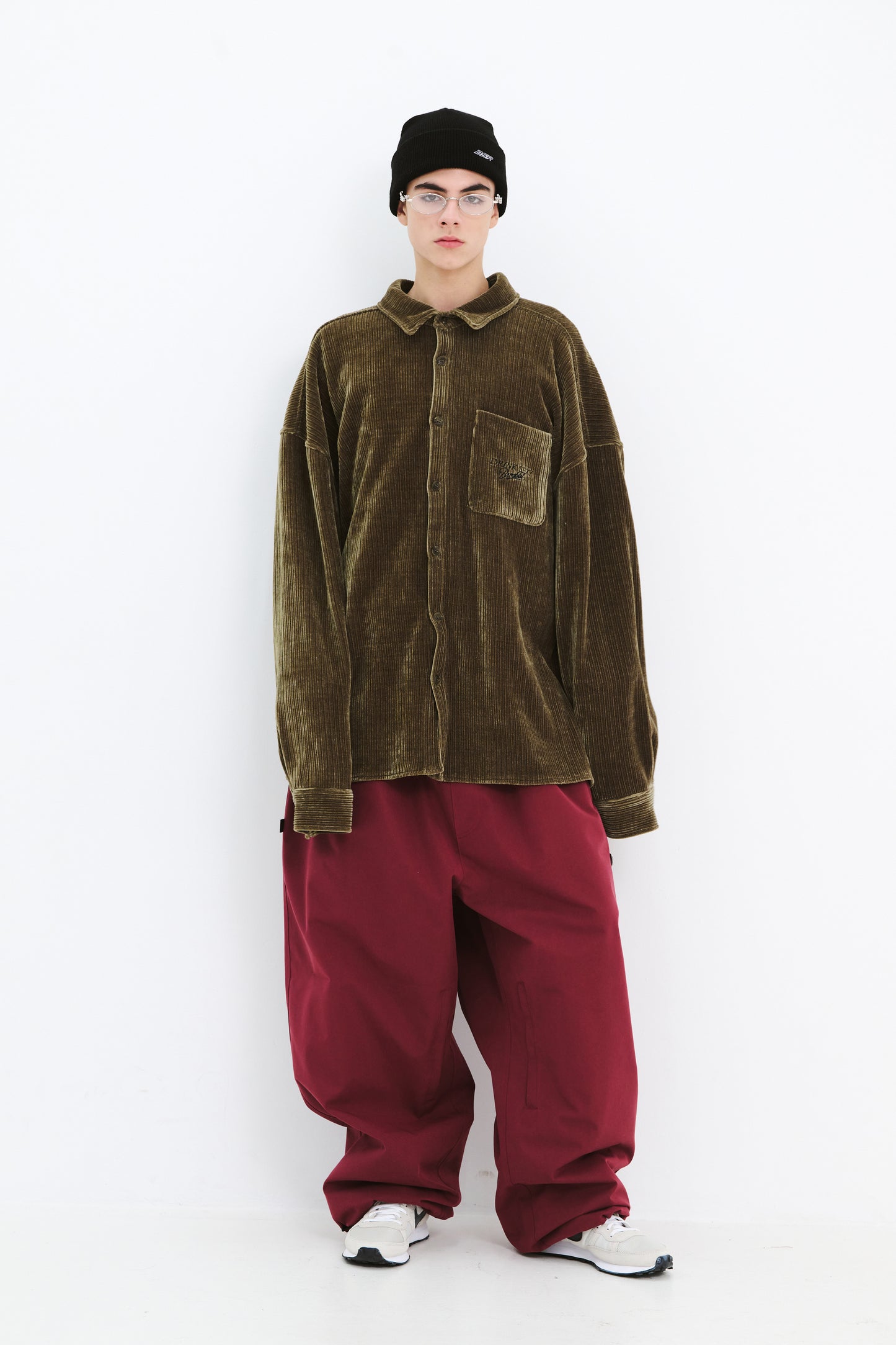 BSRABBIT DSXBS HEAVY CORDUROY COLLAR SHIRT MUSTARD BSR2425FWJK036