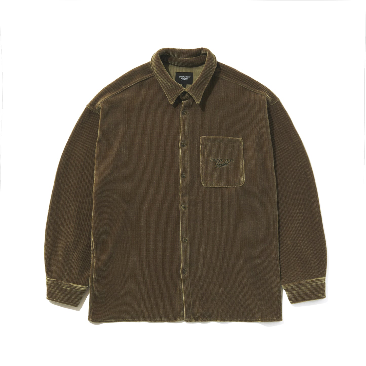 BSRABBIT DSXBS HEAVY CORDUROY COLLAR SHIRT MUSTARD BSR2425FWJK036