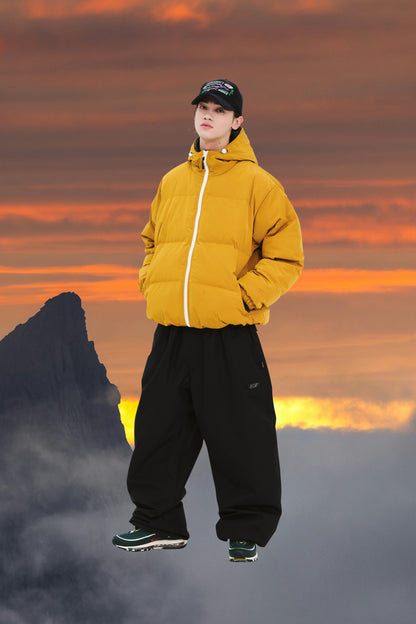 BSRABBIT DSXBS LIGHT UP HOODED DOWN PADDING JUMPER MUSTARD BSR2425FWJK025