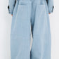 BSRABBIT DSXBS NEW SUPER WIDE HEAVY COTTON PANTS LIGHT BLUE BSR2425FWPT020