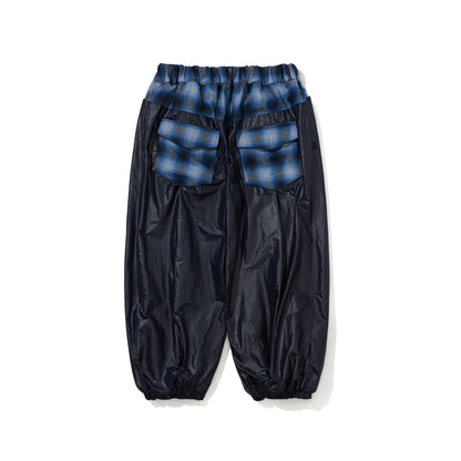 BSRABBIT DSXBS NEW SUPER WIDE JOGGER PANTS NAVY BSR2425FWPT012