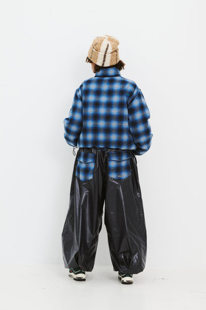 BSRABBIT DSXBS NEW SUPER WIDE JOGGER PANTS NAVY BSR2425FWPT012