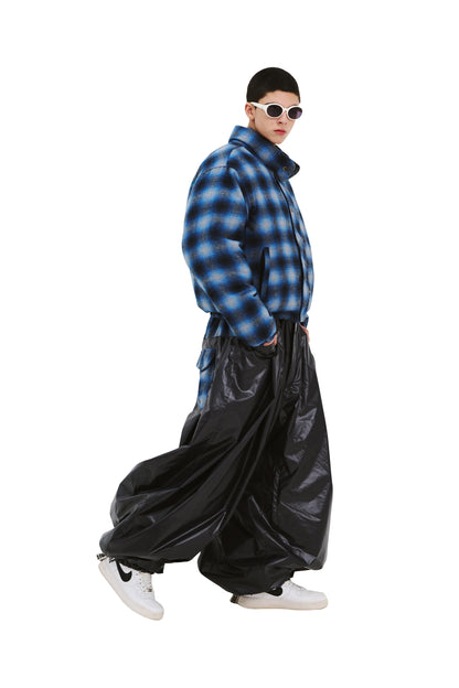 BSRABBIT DSXBS NEW SUPER WIDE JOGGER PANTS NAVY BSR2425FWPT012