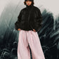 BSRABBIT DSXBS NEW SUPER WIDE JOGGER PANTS PINK BSR2425FWPT011