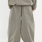 BSRABBIT DSXBS NEW SUPER WIDE PANTS HERRINGBONE BROWN BSR2425FWPT018