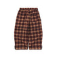 BSRABBIT DSXBS NEW SUPER WIDE PANTS RED CHECK BSR2425FWPT019