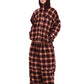 BSRABBIT DSXBS NEW SUPER WIDE PANTS RED CHECK BSR2425FWPT019