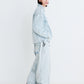 BSRABBIT DSXBS SUPER WIDE LINE VENTILATION WAX REAL DENIM PANTS LIGHT BLUE BSR2425FWPT015