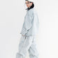 BSRABBIT DSXBS SUPER WIDE LINE VENTILATION WAX REAL DENIM PANTS LIGHT BLUE BSR2425FWPT015