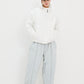 BSRABBIT DSXBS SUPER WIDE LINE VENTILATION WAX REAL DENIM PANTS LIGHT BLUE BSR2425FWPT015