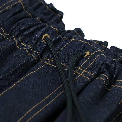 BSRABBIT DSXBS SUPER WIDE LINE VENTILATION WAX REAL DENIM PANTS RAW BLUE BSR2425FWPT016