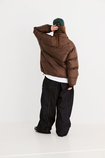 BSRABBIT DSXBS SUPER WIDE LINE VENTILATION WAX REAL DENIM PANTS RAW BLUE BSR2425FWPT016