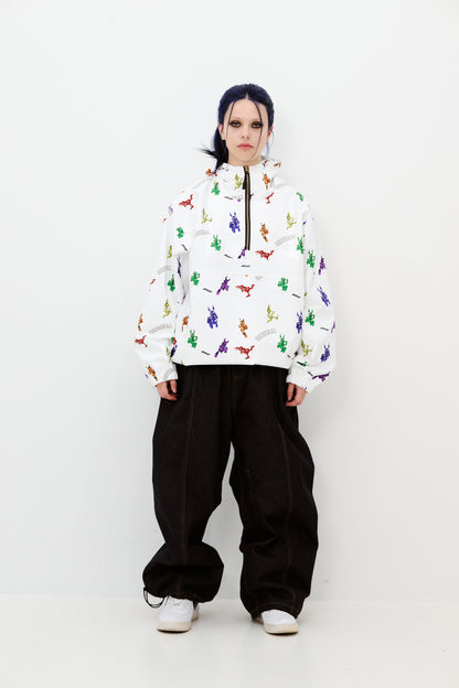 BSRABBIT DSXBS SUPER WIDE LINE VENTILATION WAX REAL DENIM PANTS RAW BLUE BSR2425FWPT016