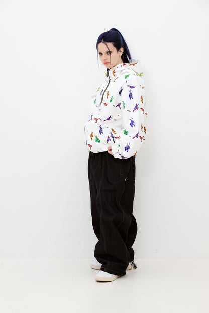 BSRABBIT DSXBS SUPER WIDE LINE VENTILATION WAX REAL DENIM PANTS RAW BLUE BSR2425FWPT016