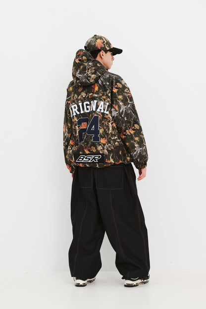 BSRABBIT DSXBS SUPER WIDE LINE VENTILATION WAX REAL DENIM PANTS RAW BLUE BSR2425FWPT016