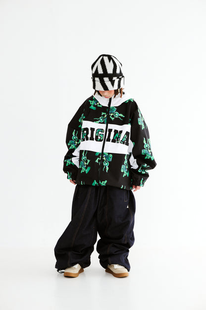 BSRABBIT DSXBS SUPER WIDE LINE VENTILATION WAX REAL DENIM PANTS RAW BLUE BSR2425FWPT016